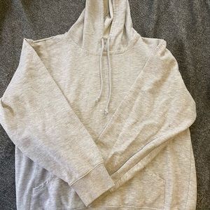 Plain gray hoodie